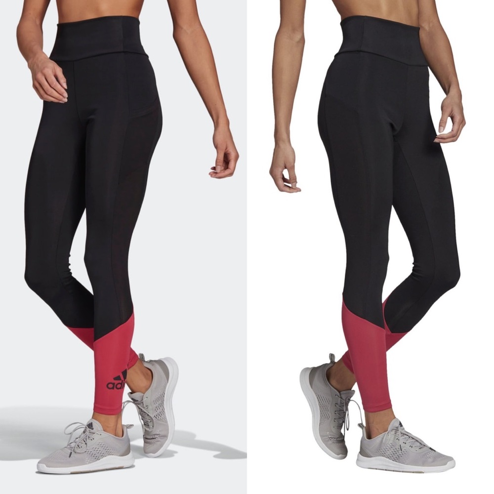 adidas Women's Leggings Designed To Move Big Logo